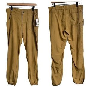 Mountain Hardwear Pants TAN Joggers RAMESA SCOUT Womens Sz 8/40 Hiking Outdoors